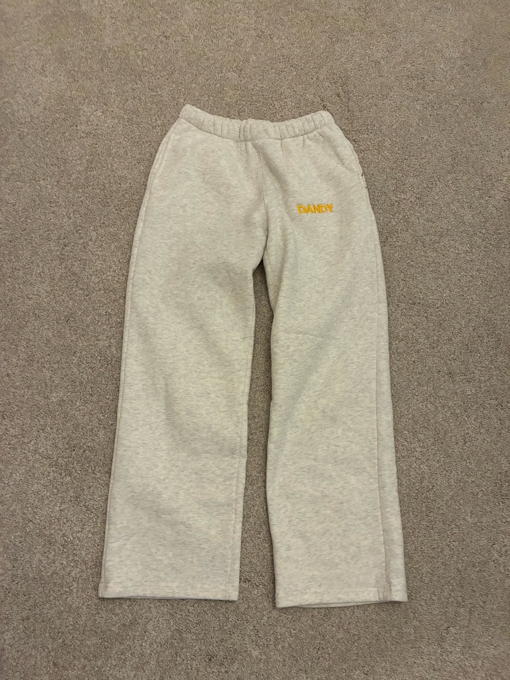 heather grey dandy worldwide sweatpants